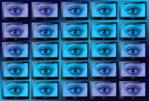 monitore mit Augen